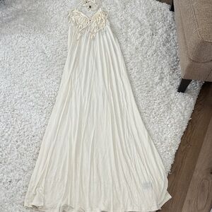 AKIRA Cream Maxi Dress